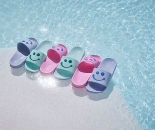 Molo SS24 Resort Collection Green Zhappy Meadows Smile Sandals at Design Life Kids