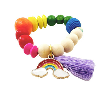 Rainbow Bracelet Hazel & Ollie on Design Life Kids