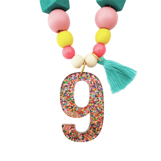 9th Birthday Sprinkles Necklace on DLK