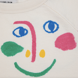 Bobo Choses Kids Smiling Mask All Over Sweatshirt on DLK