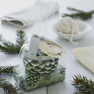 Christmas Pine Candle and Soap Gift Set on DLK