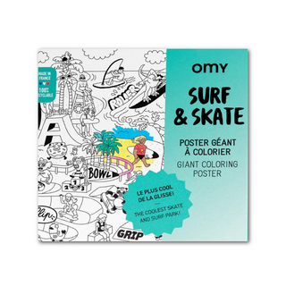 Coloring Poster - Surf & Skate on Design Life Kids