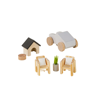 Wooden Dollhouse Outdoor Furniture & Accessories