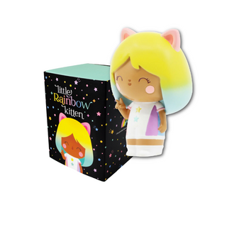 Little Rainbow Kitten Message Doll on DLK
