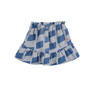 Bobo Choses Checker All Over Woven Skirt for kids on DLK