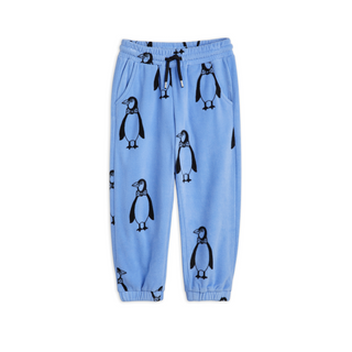 Mini Rodini Penguin Fleece Sweatpants for kids on DLK