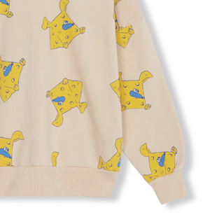 Fresh Dinosaurs Cheese Sweatshirt for kids on Design Life Kids