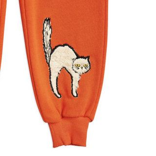 Mini Rodini Angry Cat Sweatpants for kids on DLK