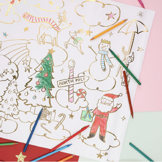 Christmas Coloring Posters on DLK