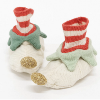 Baby Elf Bonnet & Booties Set