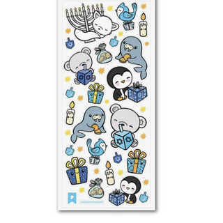 Hanukkah Festival of Lights Stickers on DLK