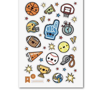 Puffy Good Sports Stickers