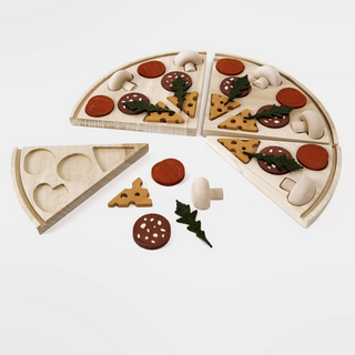 Sabo Concept Wooden Pizza Play Food on DLK