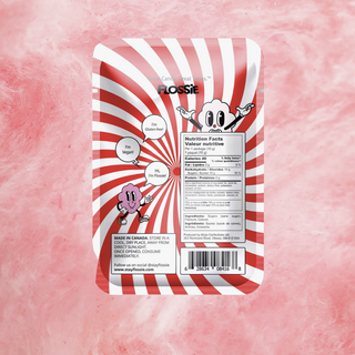 Flossie Peppermint Cotton Candy Party Favors on DLK