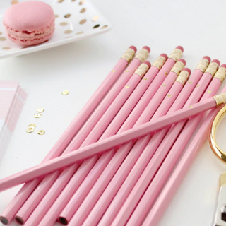 Gold Heart Pencil Set Inklings Paperie on Design Life Kids