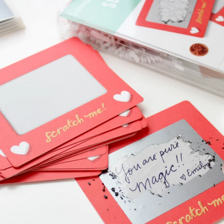 Inklings Paperie-Scratch-A-Sketch Valentine Cards on Design Life Kids