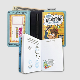 Inky Sketchbook Wallet on DLK