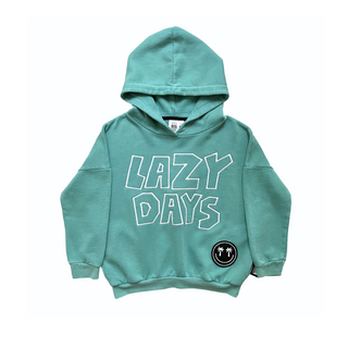 Little Man Happy Lazy Days Hooded Sweatshirt on DLK