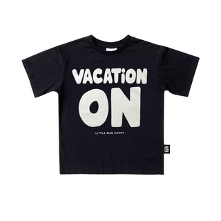 Little Man Happy Vacation On Skate T-Shirt for kids at DLK