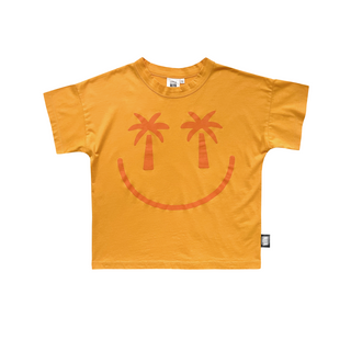 Little Man Happy Palm Smiley T-Shirt for kids at DLK