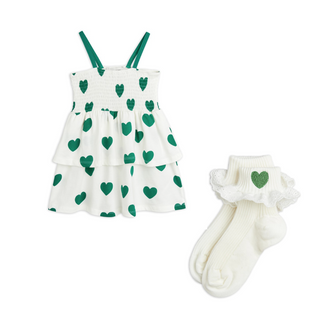Mini Rodini Hearts Smock Dress on DLK