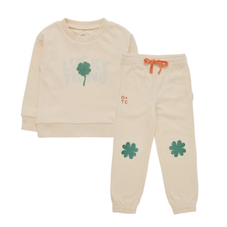 Olive and The Captain Kids Clover Sweat Pants on DLK