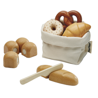 Wooden Bread Set Pretend Play Toys for Kids at DLK
