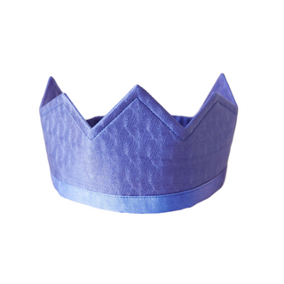 Purple Silk Play Crown for Kids Pretend Play & Birthdays on DLK