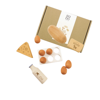 Sabo Concept Wooden Country Breakfast Play Food on DLK
