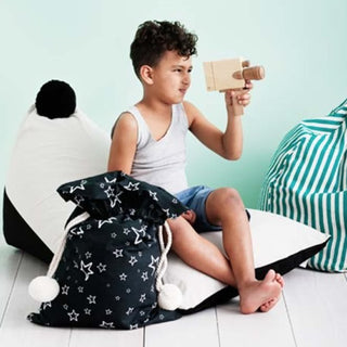 SACK ME-Pom Pom Bean Bag Chair Cover on Design Life Kids