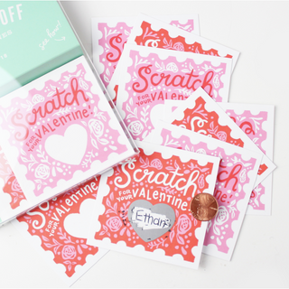 Scratch-A-Heart Valentines on DLK
