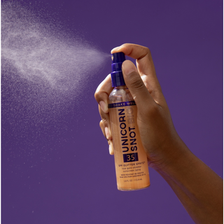 Glitter SPF 35 Spray. Sparkle and protect your skin!
