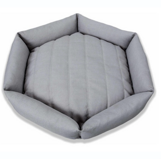Velvet Hippo-Hex Cushion Pet Bed on Design Life Kids