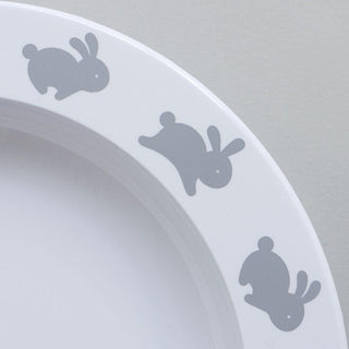 Buddy & Bear-Hoppy Bunny Plate on Design Life Kids