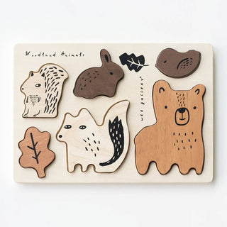 Wee Gallery Woodland Animals Puzzle on Design Life Kids