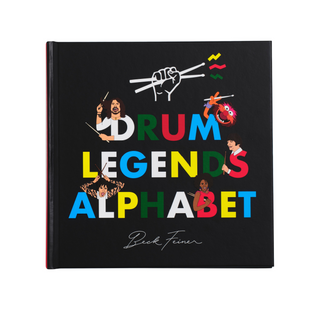 Alphabet Legends Drum Legends Book on Design Life Kids