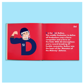 Alphabet Legends-Football Legends Alphabet Book on Design Life Kids