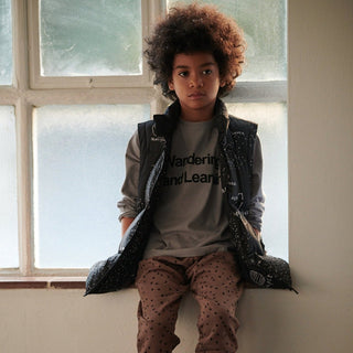 BEAU LOVES-Galaxy Recycled Puffa Vest on Design Life Kids