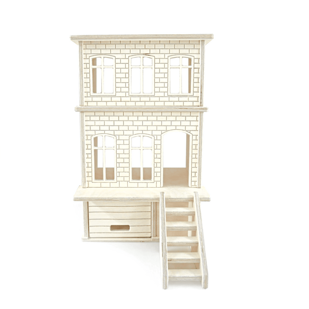 Brownstone dollhouse top
