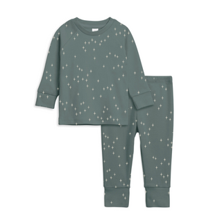 Colored Organics North Star Pajamas on Design Life Kids