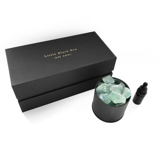 Little Black Box-Green Fluorite Crystal Diffuser Set on Design Life Kids