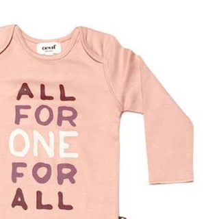 OEUF-All For One Onesie on Design Life Kids