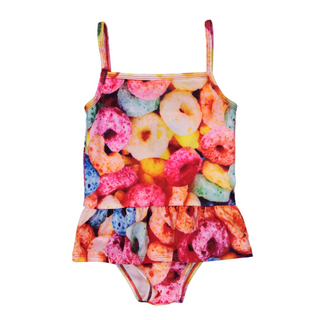 Romey Loves Lulu-Fruit Cereal Swimsuit on Design Life Kids