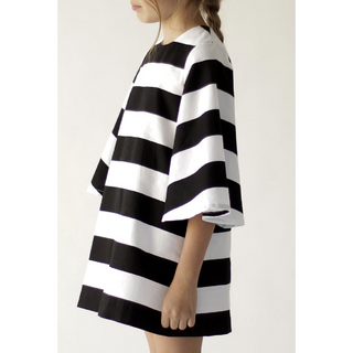 Motoreta-Striped Lucena Dress on Design Life Kids