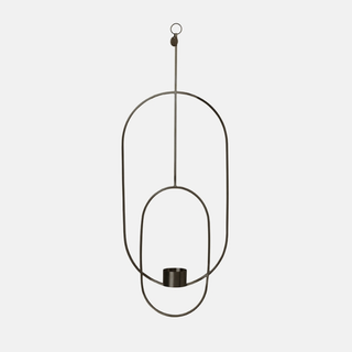 FERM LIVING-Hanging Brass Oval Tea Light on Design Life Kids