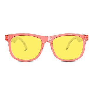 Hipster Kid-Coral Wayfarer Polarized Sunglasses on Design Life Kids