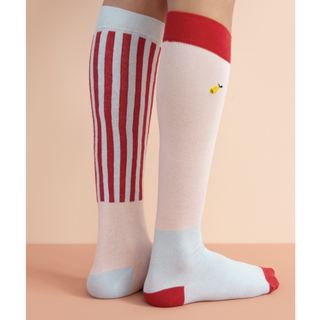 Sticky Lemon-Deluxe Knee High Socks on Design Life Kids