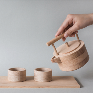 Wooden Tea Set Bestie Green on Design Life Kids