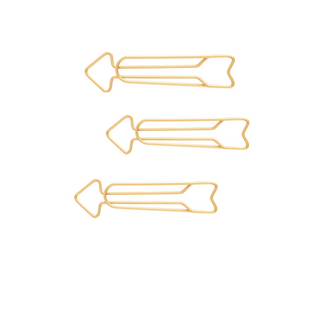 Monograph-Brass Arrow Paperclips on Design Life Kids
