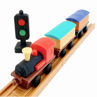 Iwako Japanese Train Eraser Set on Design Life Kids